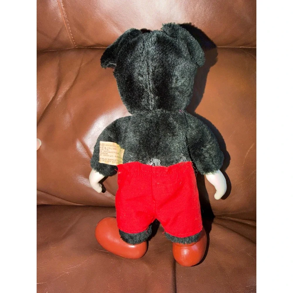 Vintage Mickey Mouse Applause Plush Plastic Face Hands Shoes 1980s‎ Disney Toy